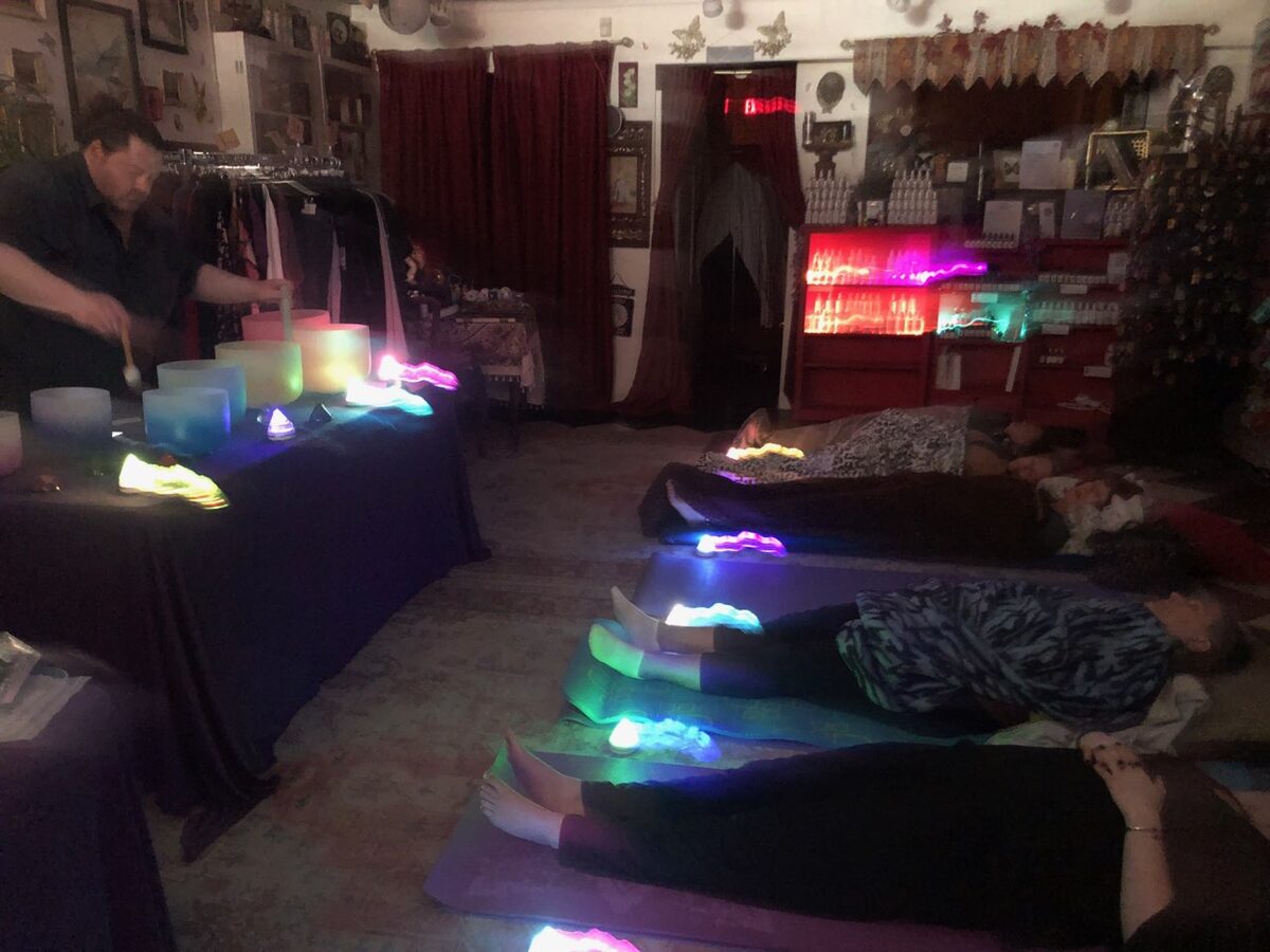 Inside a Prismatic Crystal Singing Bowl Sound Bath