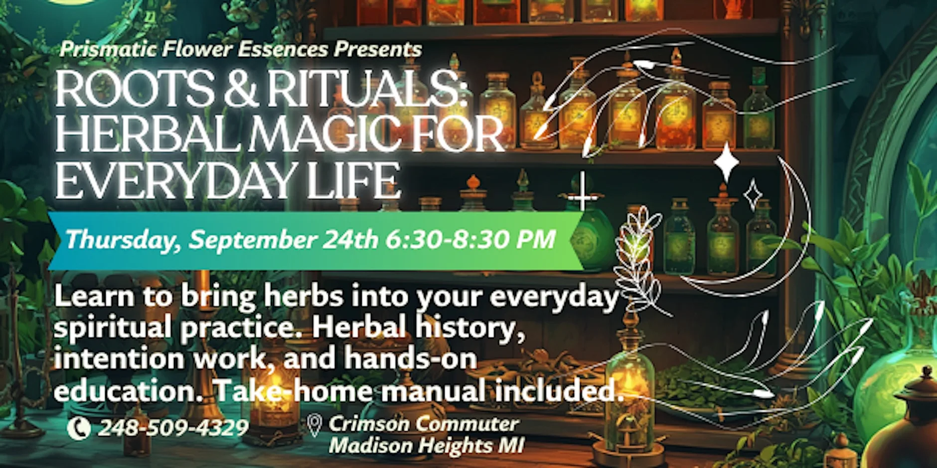 Roots & Rituals: Herbal Magic for Daily Life in Madison Heights, MI